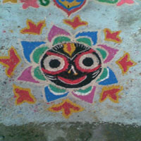 rangoli jhoti chitta, odisha