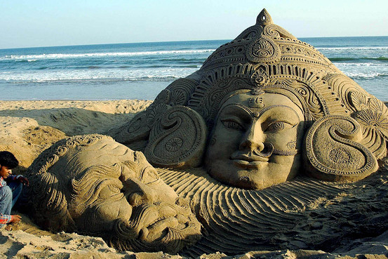 Sand Art Of Puri, Odisha