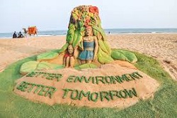 Manas Kumar Sahoo Sand Art Puri Odisha