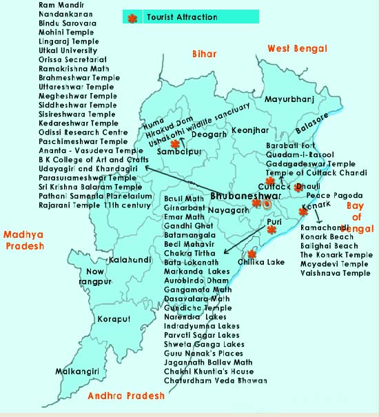 east odisha tourist places