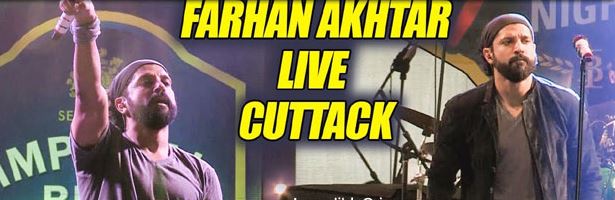 Farhan Akhtar Performs Live in Cuttack and Mesmerises Audience-2018