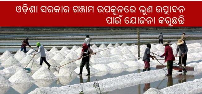 Govt to Develop Salt Clusters in Coastal Ganjam District-2016