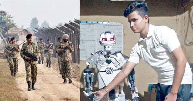 Odisha Student Creates Humanoid Robot that can Patrol Border-2017