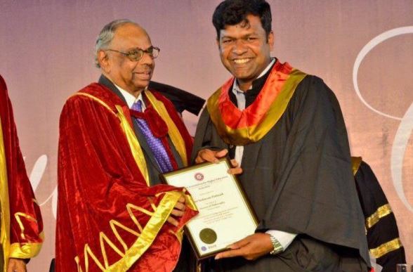 Sand Artist Sudarsan Pattnaik Receives Honorary Doctorate from ICFAI University-2017